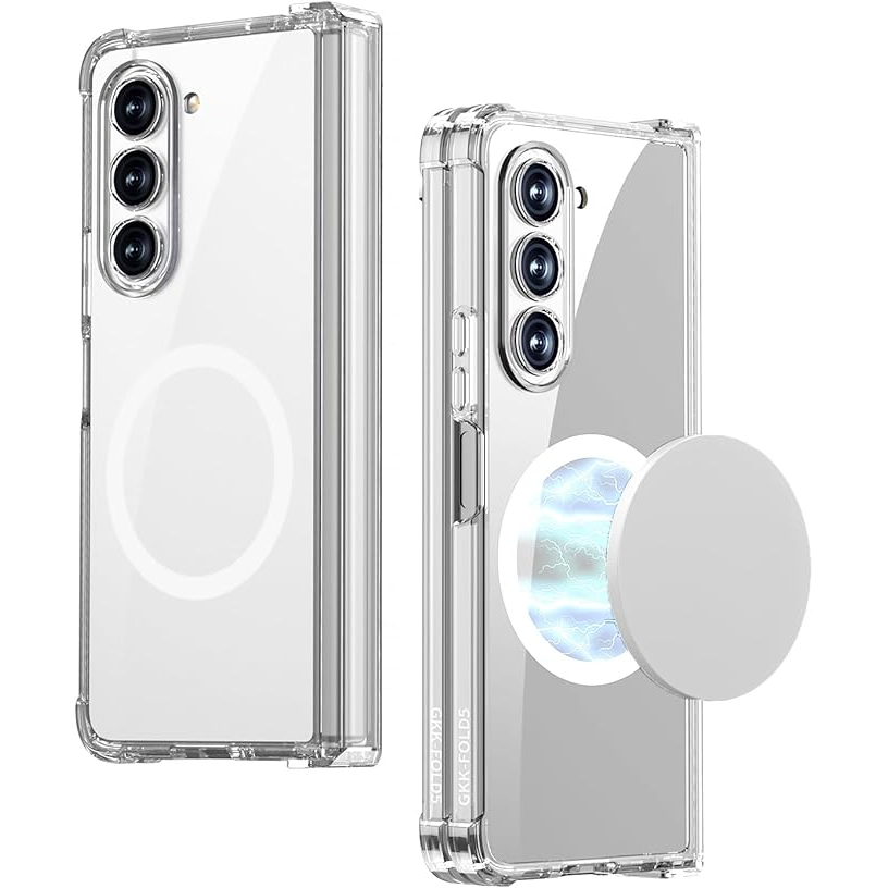 Samsung FOLD6 5G clear MagSafe Mr. Monkey nugarėlė 1