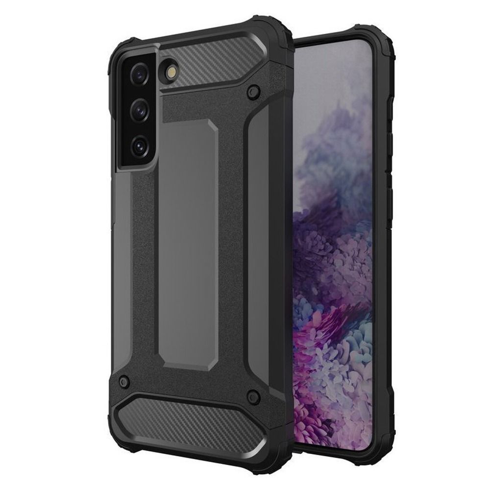 Samsung S22 juoda ARMOR nugarėlė