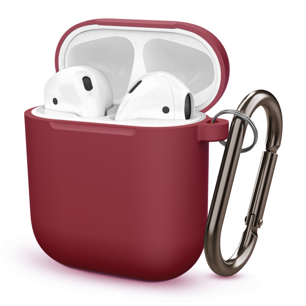 Silikoninis dėklas Airpods bordo