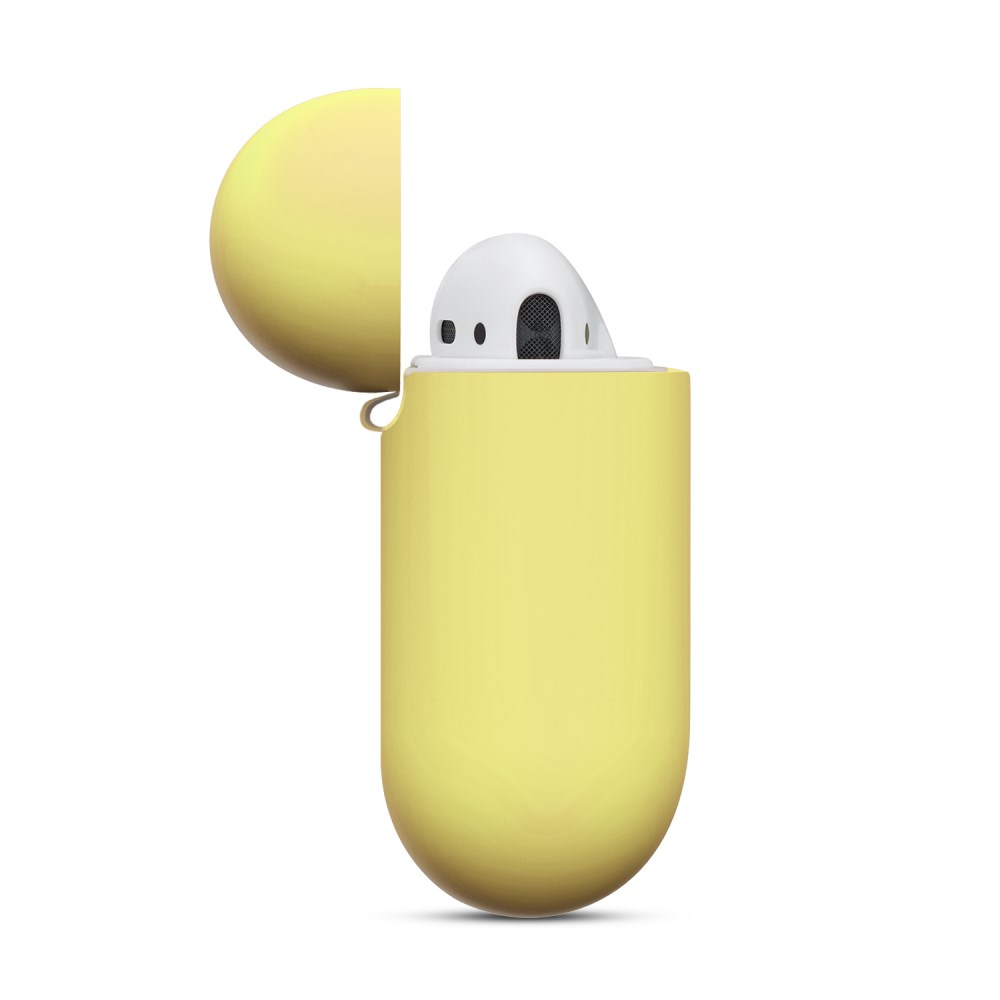 Silikoninis dėklas Airpods geltonas 6