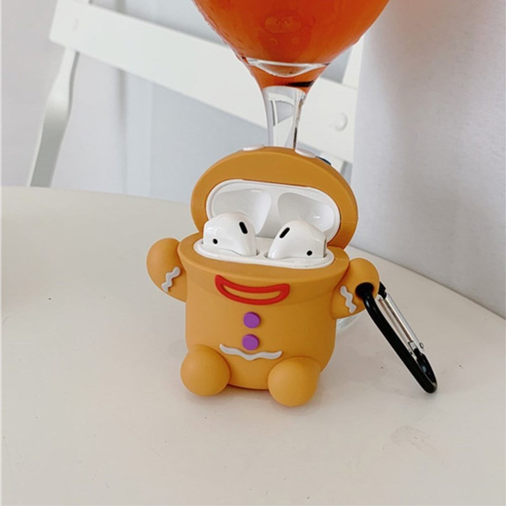 Silikoninis dėklas Airpods Gingerbread