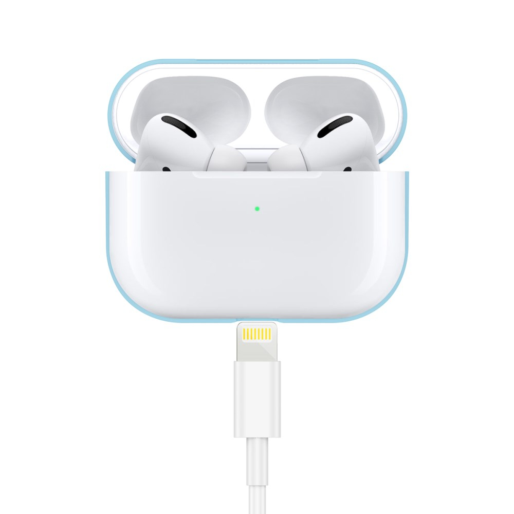 Silikoninis Visible dėklas Airpods PRO elektrinės spalvos 2