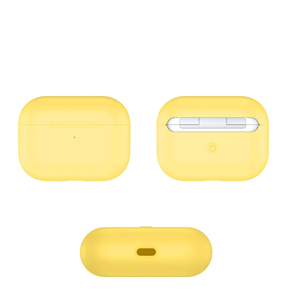 Silikoninis Visible dėklas Airpods PRO geltonas 5