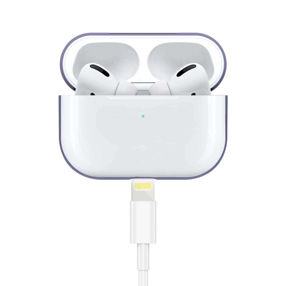 Silikoninis Visible dėklas Airpods PRO grey blue 2
