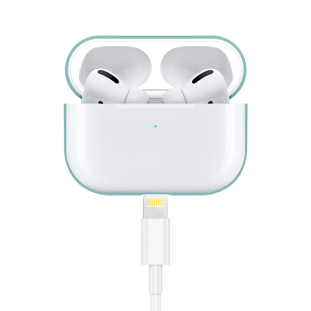 Silikoninis Visible dėklas Airpods PRO melsvas 2