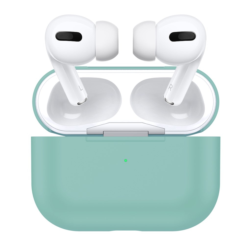 Silikoninis Visible dėklas Airpods PRO melsvas