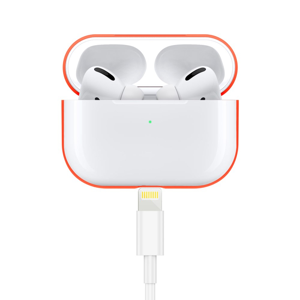 Silikoninis Visible dėklas Airpods PRO oranžinis 2