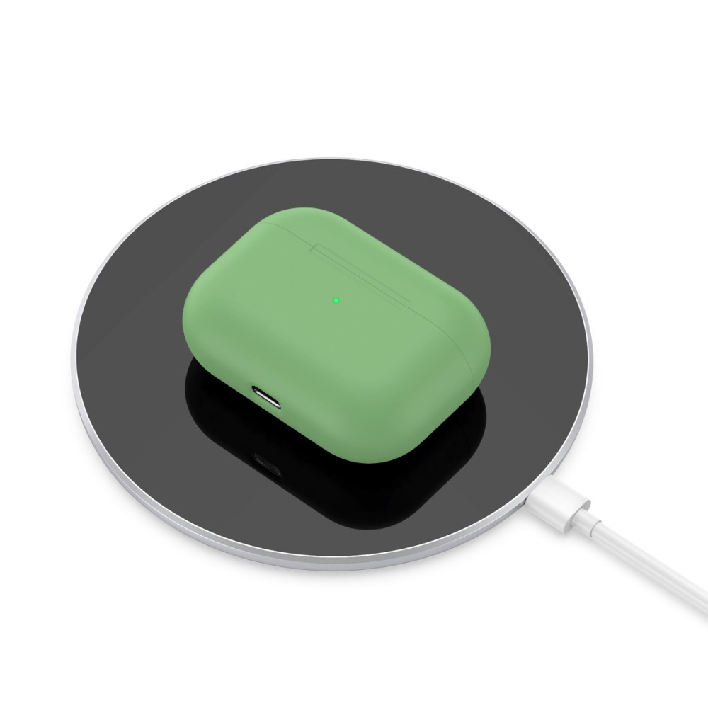 Silikoninis Visible dėklas Airpods PRO žalias 3