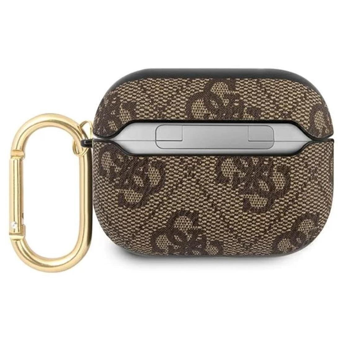 Silikoninis GUESS brown 4G Charm Collection Airpods Pro 2nd Gen dėklas 1