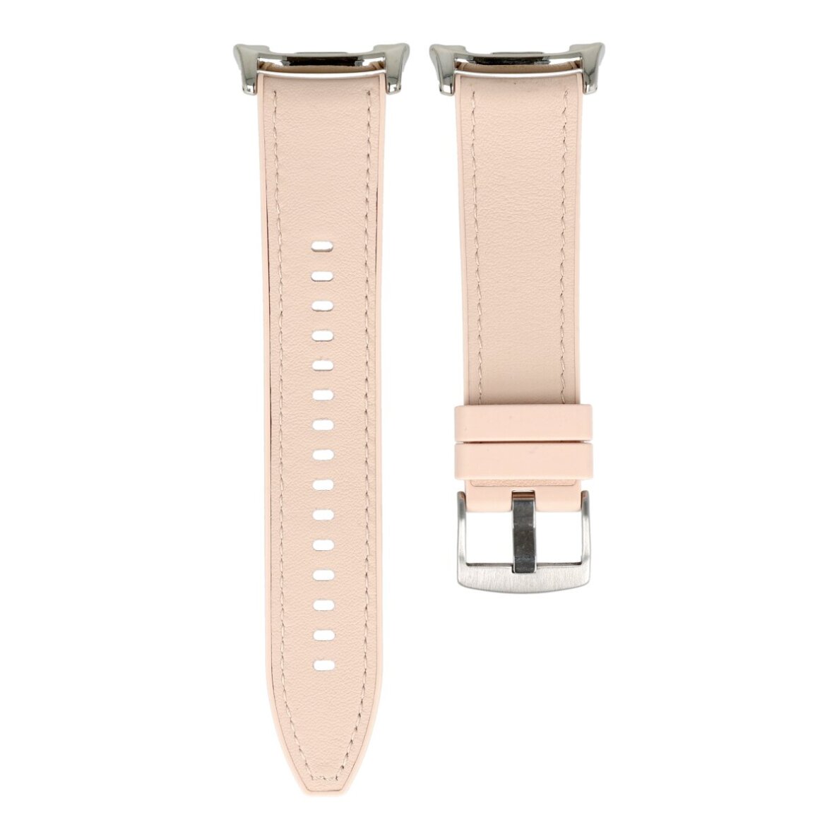 Silikoninė apyrankė PU Coated beige Samsung Watch 8 40mm / 44mm / Watch 8 Classic 46 mm