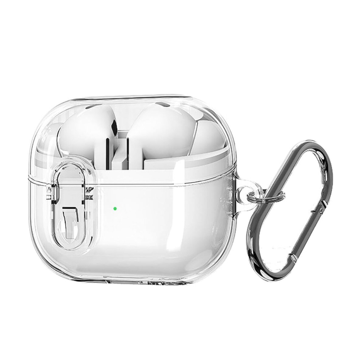 Silikoninis dėklas Samsung Galaxy Buds 3 Pro / Buds 3 DUX DUCIS clear