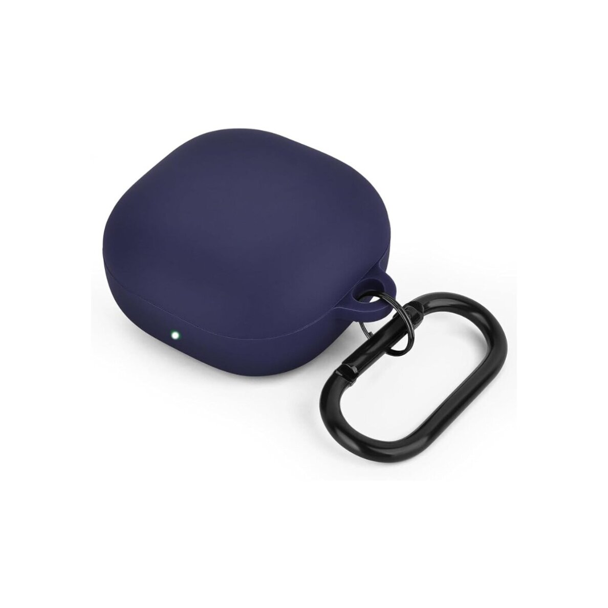 Silikoninis dėklas Samsung Galaxy Buds Live / Pro / Pro 2 mėlynas su karabinu