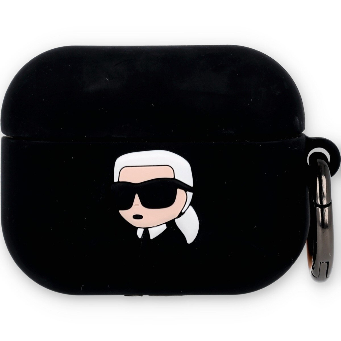 Silikoninis KARL LAGERFELD baltas KLACA3SILCHWH AirPods 3 dėklas