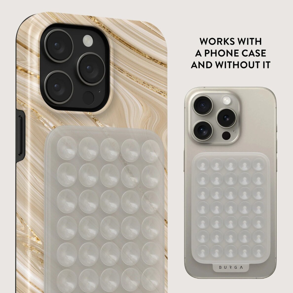 Silikoninis laikiklis telefonui StickPad Cloud BURGA 3