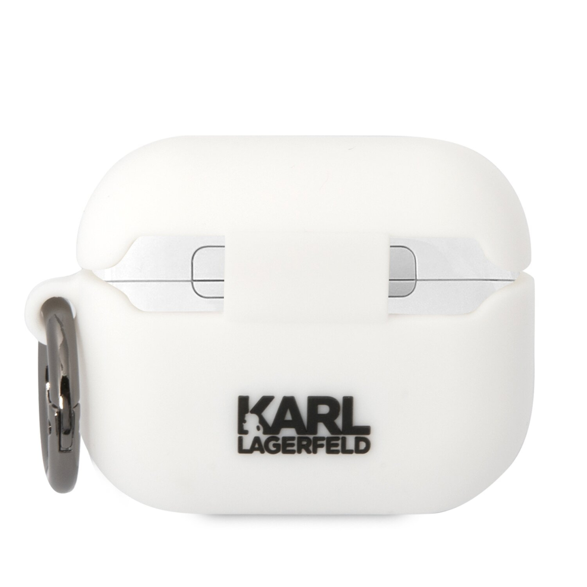 Silikoninis NFT KARL LAGERFELD baltas Airpods PRO dėklas 1