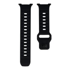 Silikoninė apyrankė WAVE black Samsung Watch 8 40mm / 44mm / Watch 8 Classic 46 mm Silikoninė apyrankė WAVE black Samsung Watch 8 40mm / 44mm / Watch 8 Classic 46 mm