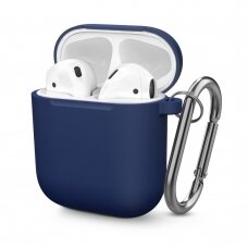 Silikoninis dėklas Airpods mėlynas