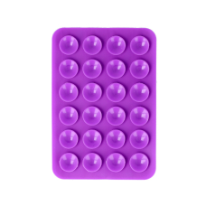 Silikoninis klijuojamas laikiklis telefonui purple
