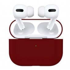 Silikoninis Visible dėklas Airpods PRO bordo