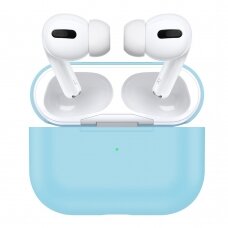 Silikoninis Visible dėklas Airpods PRO elektrinės spalvos