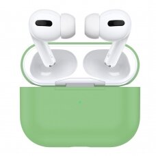 Silikoninis Visible dėklas Airpods PRO žalias