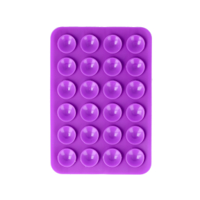 Silikoninis klijuojamas laikiklis telefonui purple
