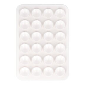 Silikoninis klijuojamas laikiklis telefonui white