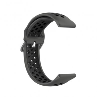Silikoninė apyrankė Sport4 juoda Samsung Galaxy Watch 4 40mm/42mm/44mm 3
