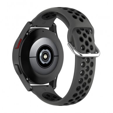 Silikoninė apyrankė Sport4 juoda Samsung Galaxy Watch 4 40mm/42mm/44mm