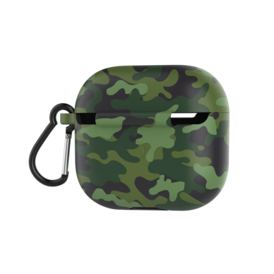 Silikoninis dėklas Airpods 3 Camouflage žalias 2