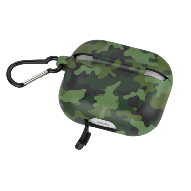 Silikoninis dėklas Airpods 3 Camouflage žalias 5