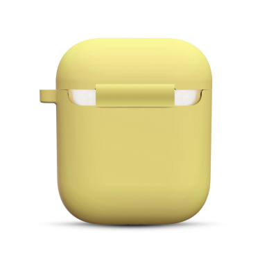 Silikoninis dėklas Airpods geltonas 2