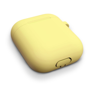 Silikoninis dėklas Airpods geltonas 4