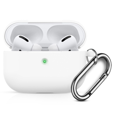Silikoninis dėklas Airpods PRO baltas