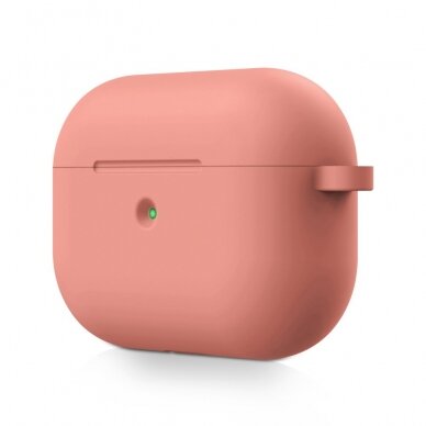 Silikoninis dėklas Airpods PRO koralo spalvos 2