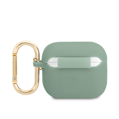 Silikoninis GUESS GUA3SLSMN žalias Airpods 3 dėklas 1