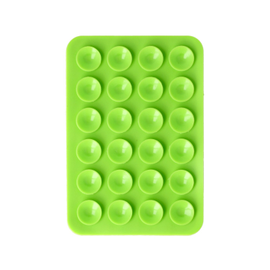 Silikoninis klijuojamas laikiklis telefonui green