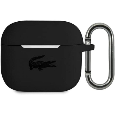 Silikoninis LACOSTE LCA3SK juodas AirPods 3 dėklas