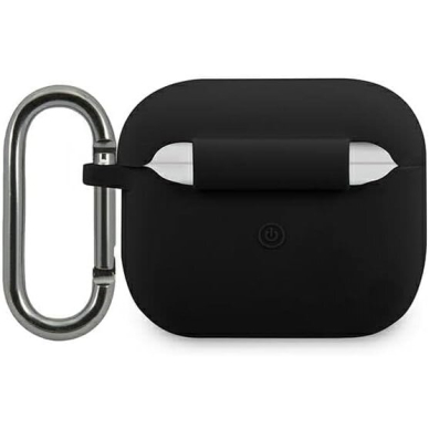 Silikoninis LACOSTE LCA3SK juodas AirPods 3 dėklas 1