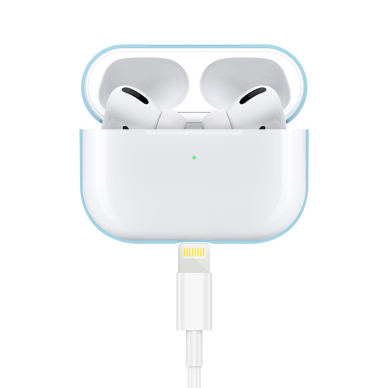 Silikoninis Visible dėklas Airpods PRO elektrinės spalvos 2