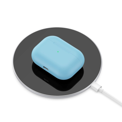 Silikoninis Visible dėklas Airpods PRO elektrinės spalvos 3