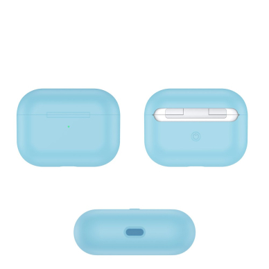 Silikoninis Visible dėklas Airpods PRO elektrinės spalvos 5