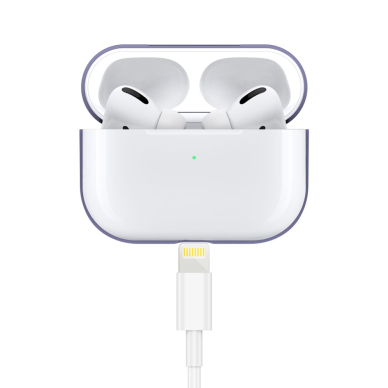 Silikoninis Visible dėklas Airpods PRO grey blue 2