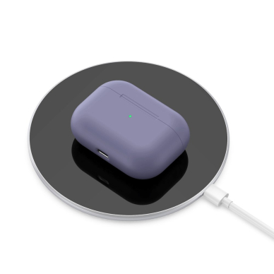 Silikoninis Visible dėklas Airpods PRO grey blue 3