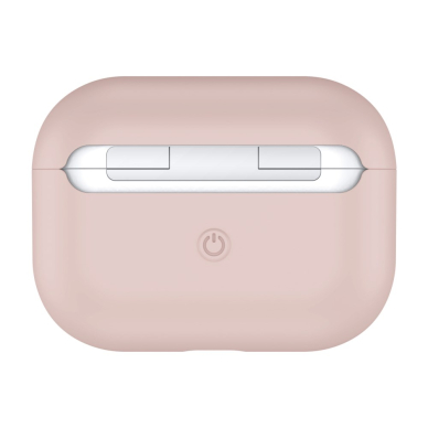 Silikoninis Visible dėklas Airpods PRO kreminis 1