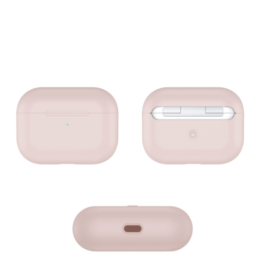 Silikoninis Visible dėklas Airpods PRO kreminis 5