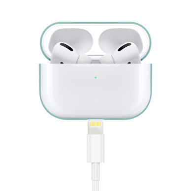 Silikoninis Visible dėklas Airpods PRO melsvas 2