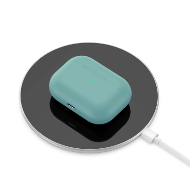 Silikoninis Visible dėklas Airpods PRO melsvas 3