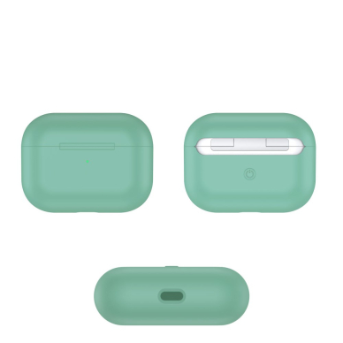 Silikoninis Visible dėklas Airpods PRO melsvas 5