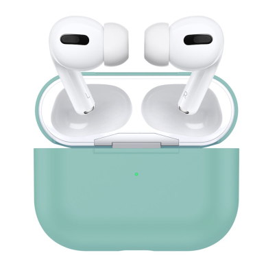 Silikoninis Visible dėklas Airpods PRO melsvas